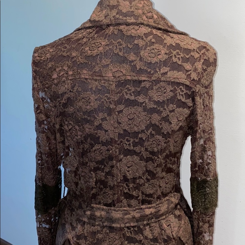 Lace Trench Coat - Picture 7 of 11